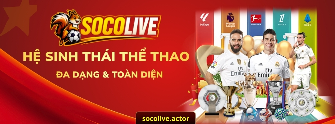 Hệ sinh thái thể thao Socolive đa dạng